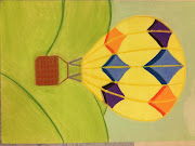 This gave me the idea of drawing a hot air balloon and I then just added a . (art project)