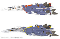 Hasegawa 1/72 VF-25F/S SUPER MESSIAH "MACROSS FRONTIER"(27) English Color Guide & Paint Conversion Chart
