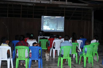 cine en el campo