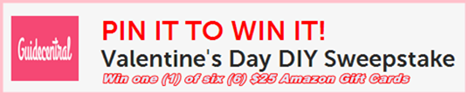 Pin It To Win It! VALENTINE'S DAY DIY SWEEPSTAKE