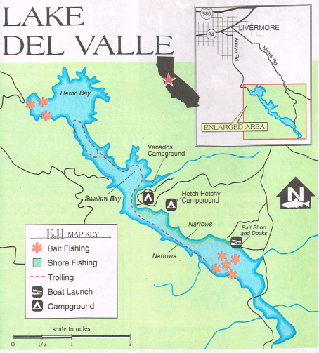 April 2023 Del Valle Fishing Map, Fishing Report, Hunting Clubs