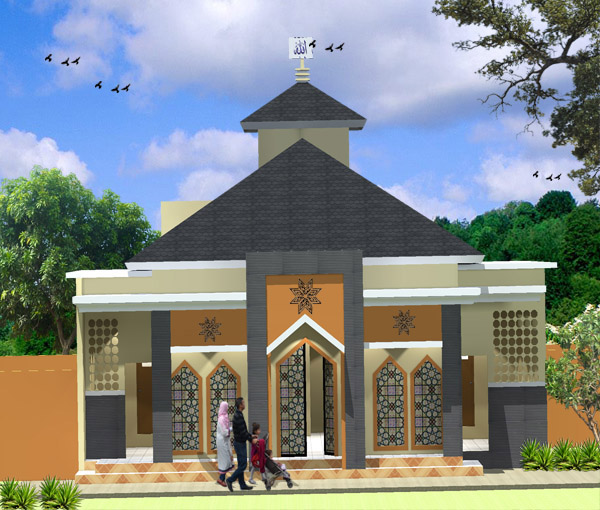  52 Model  Desain Masjid  Minimalis  Modern Unik Terbaru 