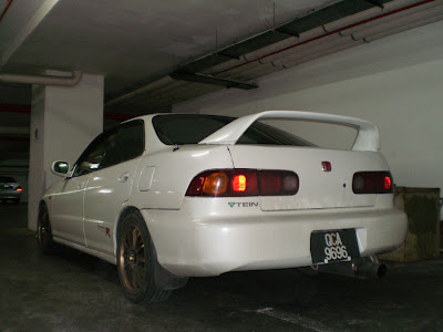 Different generations of Honda Integra