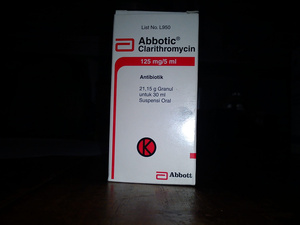 Dosis Obat ABBOTIC (Clarithromycin Klaritromisin)