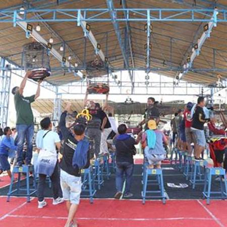 Ratusan Kicau Mania Bertarung di Kodim Lamongan Dalam Lomba  Forkopimda Cup