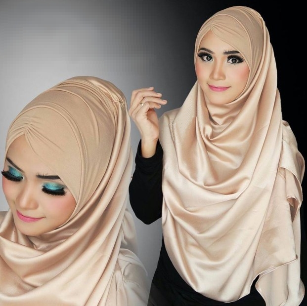 Hijab Modern Syar'i Instan Modis dan Stylish cream