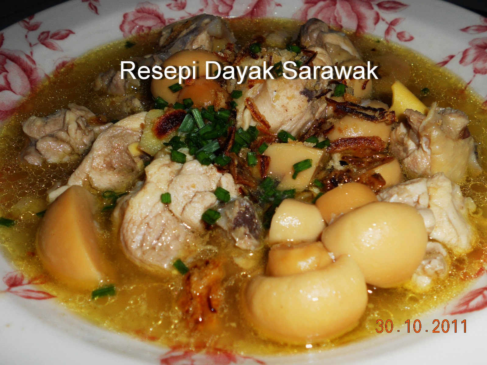 Resepi Sarawak: RESEPI SUP AYAM KAMPUNG