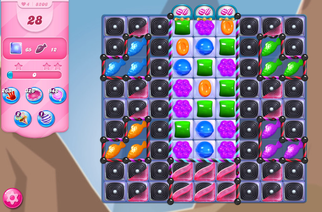 Candy Crush Saga level 8206