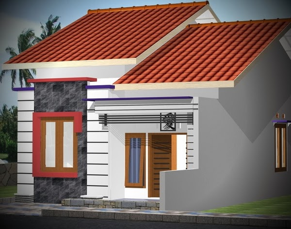 Model Desain Gambar Denah Rumah Sangat Sederhana Minimalis  Gaebby 