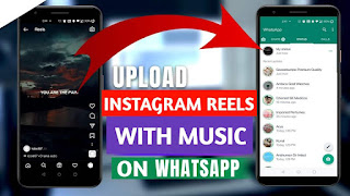 How To Share Instagram Story On WhatsApp Status With Music