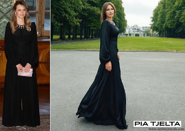 Princess Sofia wore Pia Tjelta Embellished Neckline Gown