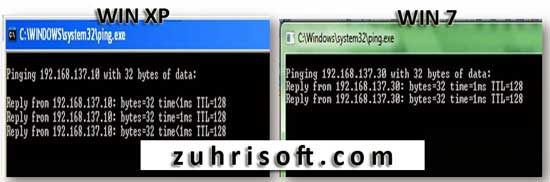 Menghubungkan Windows XP dan Windows 7 Menggunakan LAN 