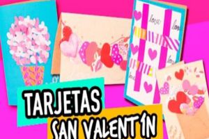 TARJETA SAN VALENTIN DE CARTULINA