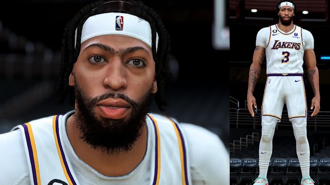 Anthony Davis Cyberface by Drian9k | NBA 2K23