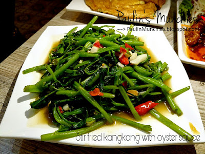 Paulin's Muchies - Aroy Dee Thai Kitchen at Middle Road - Stir fried kangkong with oyster sauce