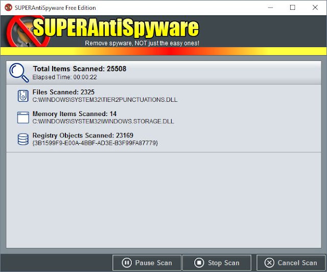 SUPERAntiSpyware Free Edition | Supratim Sanyal's Blog