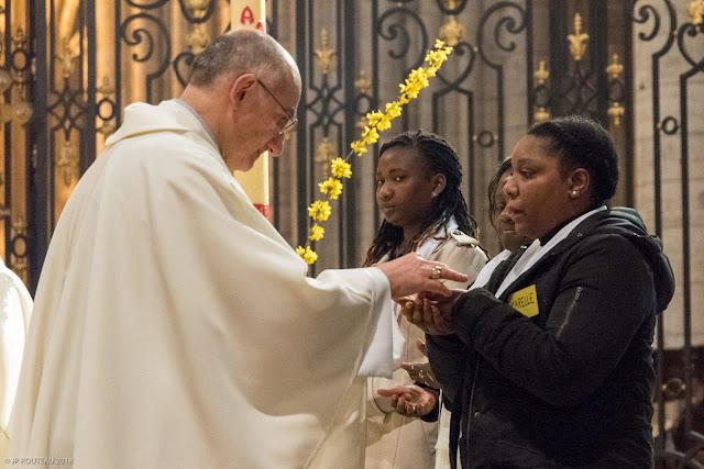 catéchuménat Sens Paron St Clément Yonne Veillée Pascale 2018 Baptême Confirmation Eucharistie