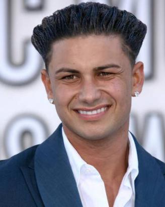 pauly d with his hair down. pauly+d+with+his+hair+down