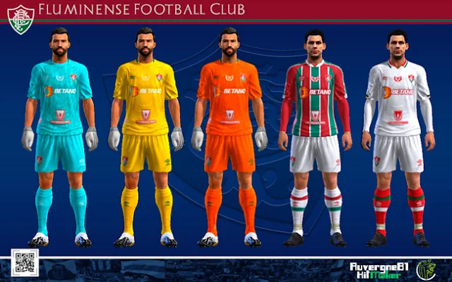 Fluminense 2022 Kits For PES 2013