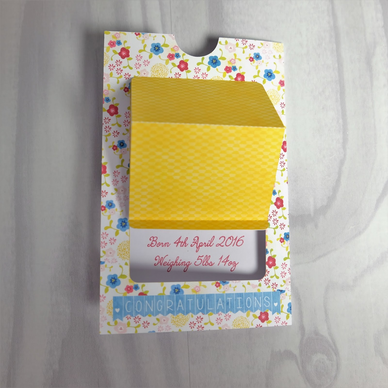 Pop up slider card assembly stage 3.  Tutorial by Nadine Muir for Silhouette UK Blog