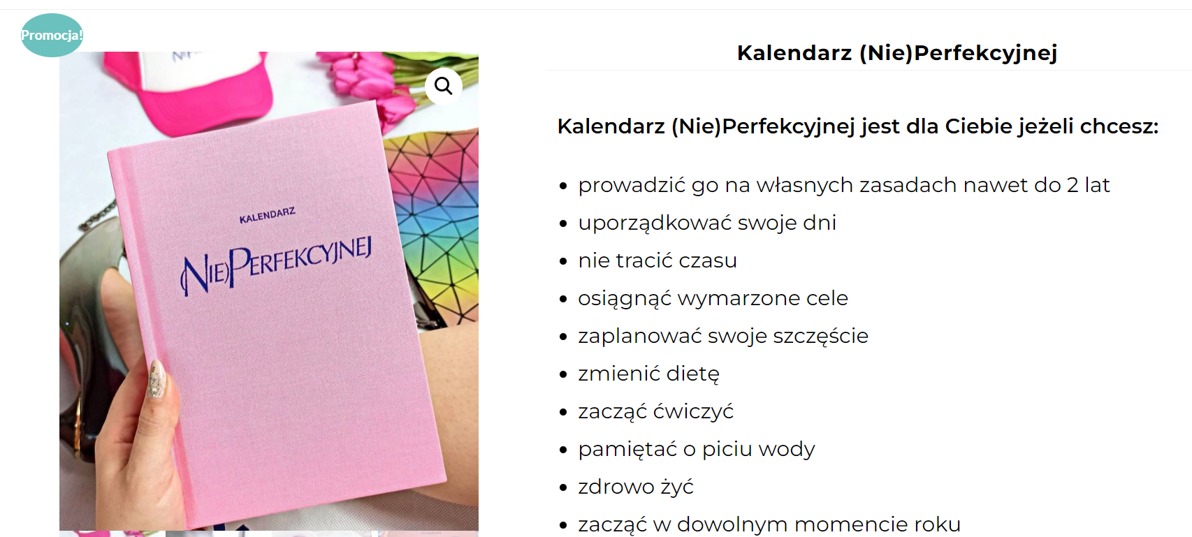 Moje zdjęcia wykorzystywane są na stronie sklepu Nie-Perfekcyjna.pl: