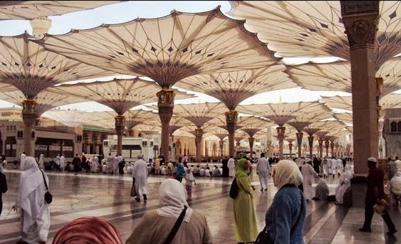 Payung Gergasi Masjid Nabawi Rekaan "Arkitek Allah" (16 