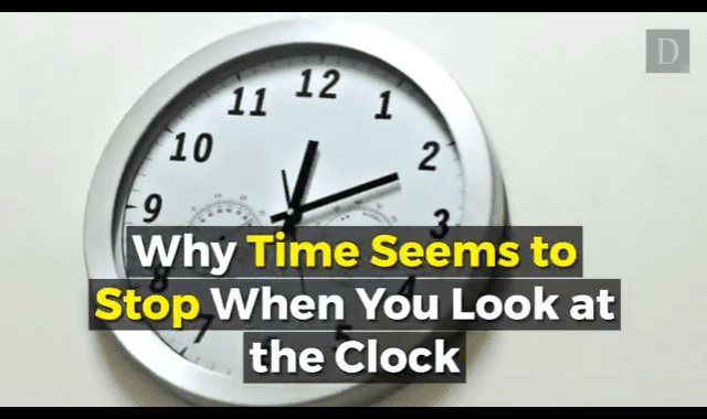 When Time Seems To Stop