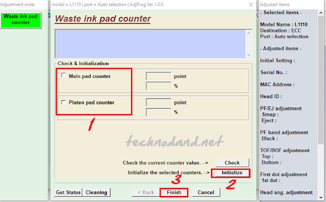 Cara Reset Epson L1110 Blinking Service Required