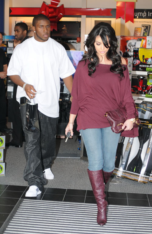 kim kardashian and reggie bush
