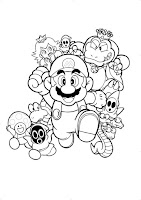 Dibujos de Super Mario Bros para colorear