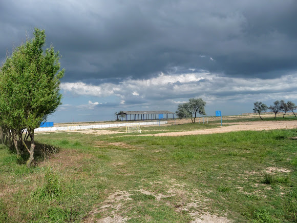 Арабатська стрілка. Пансіонат Сокіл. Спортмайданчик