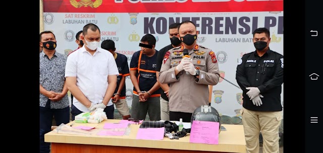 Curas, 2 Bandit Lampung Diamankan di Labuhanbatu