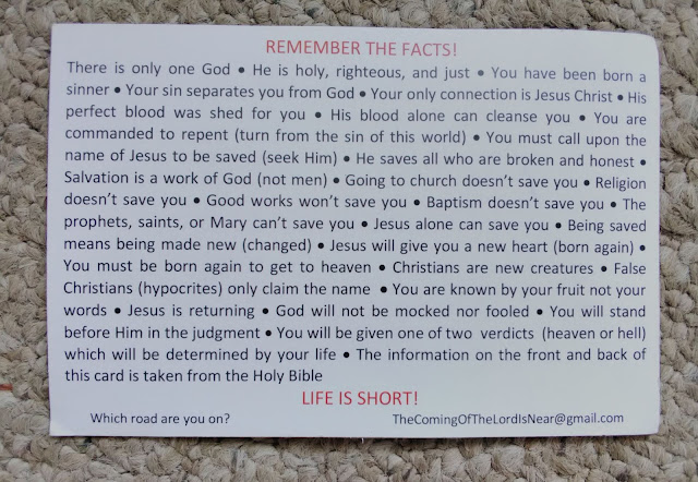 weird gospel tract