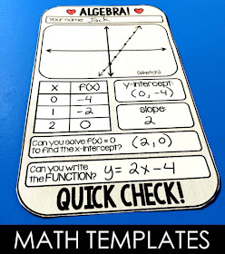free math templates