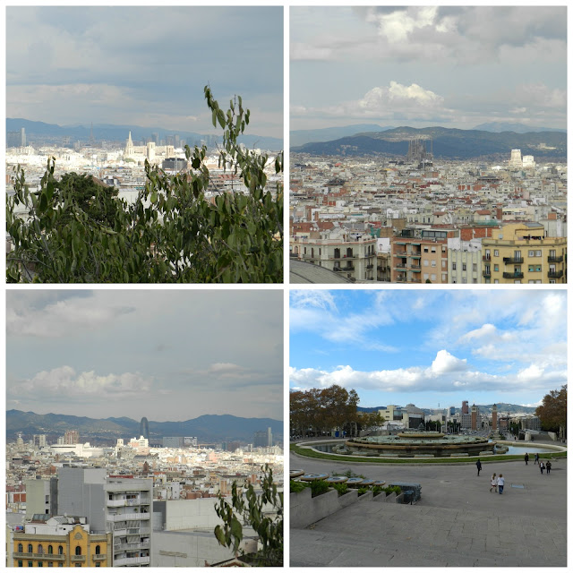 Barcelona vista do MNAC (Museu Nacional d´Art de Catalunya)