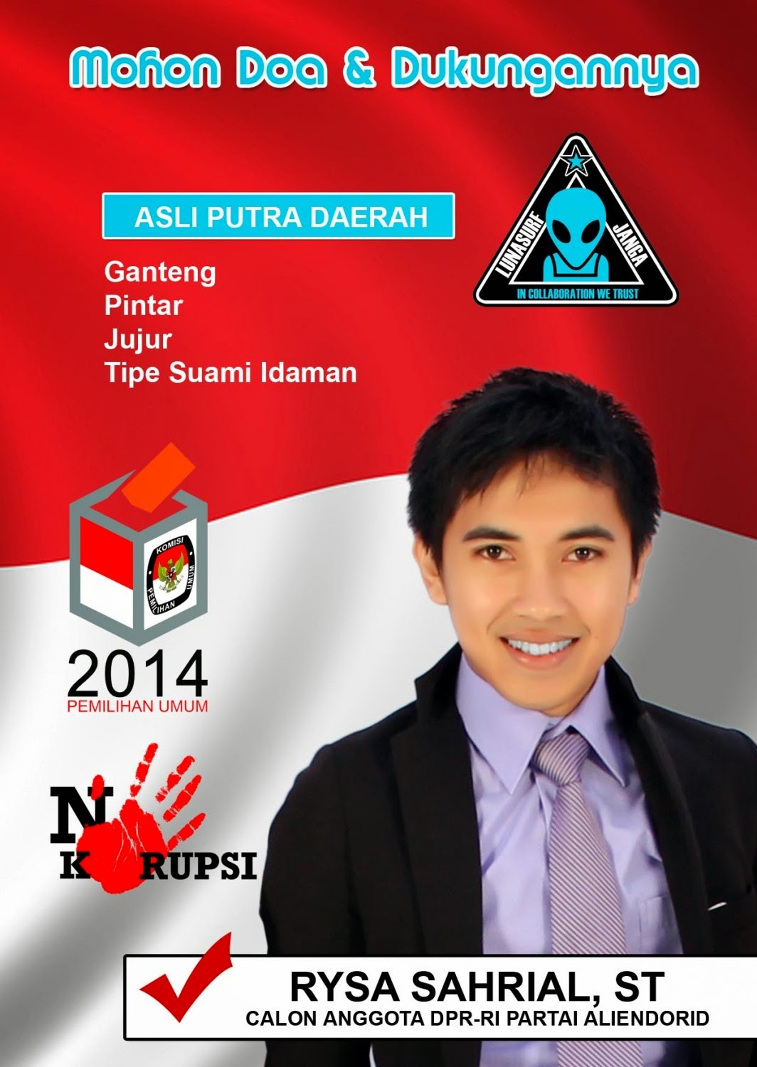 Cara Membuat Poster Caleg Pemilu 2014