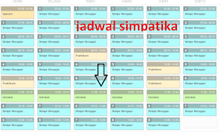 contoh jadwal jadi