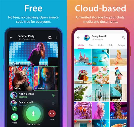 Telegram cho Android, PC - App nhắn tin, gọi video bảo mật cao miễn phí b1