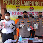 Konferensi Pers Ops Antik Krakatau 2022 Polres Lampung Tengah, 63 Tersangka Diamankan