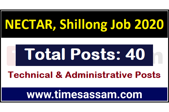 NECTAR, Shillong Recruitment 2020