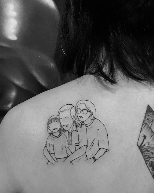 tatuagens para homenagear a família