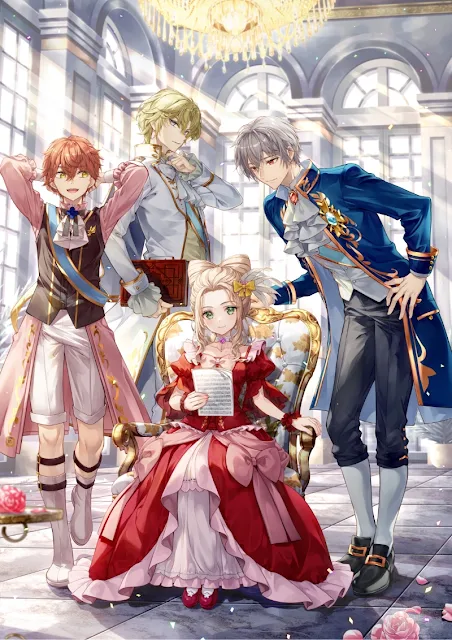 Visual del Light-novel Anime Project con personajes de las cuatro historias