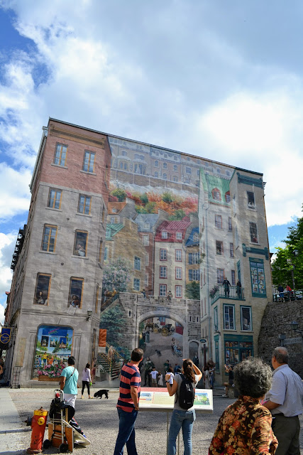 La Fresque des Québécoi. Квебек. Канада (Quebec City, Canada)