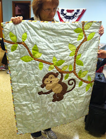 Old Bags Day - Sewing with Friends - Monkey Quilt