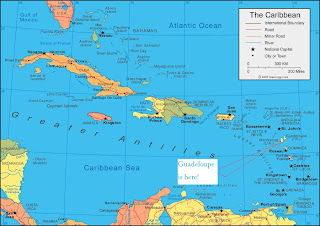 Caribbean sea_Antilles_map