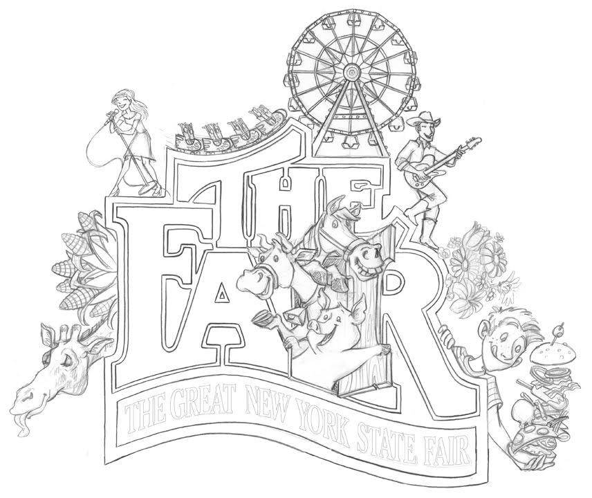 Iowa State Fair Coloring Pages