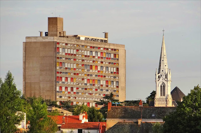 Unidad de Habitación en Nantes-Rezé. Le Corbusier