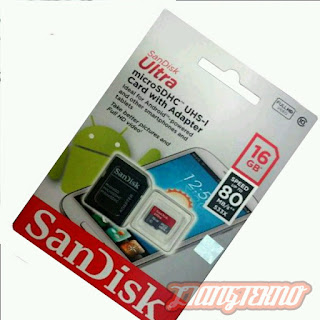 Lirik nih Produk & Aksesoris Keren dibawah 100ribu Buat Produktifitas Gadgetmu: MicroSD 16 GB Sandisk