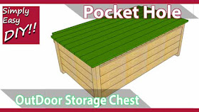 Large Pocket Hole Outdoor Storage Chest