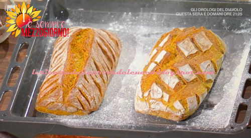 Pane curcuma e semi di lino ricetta Fulvio Marino
